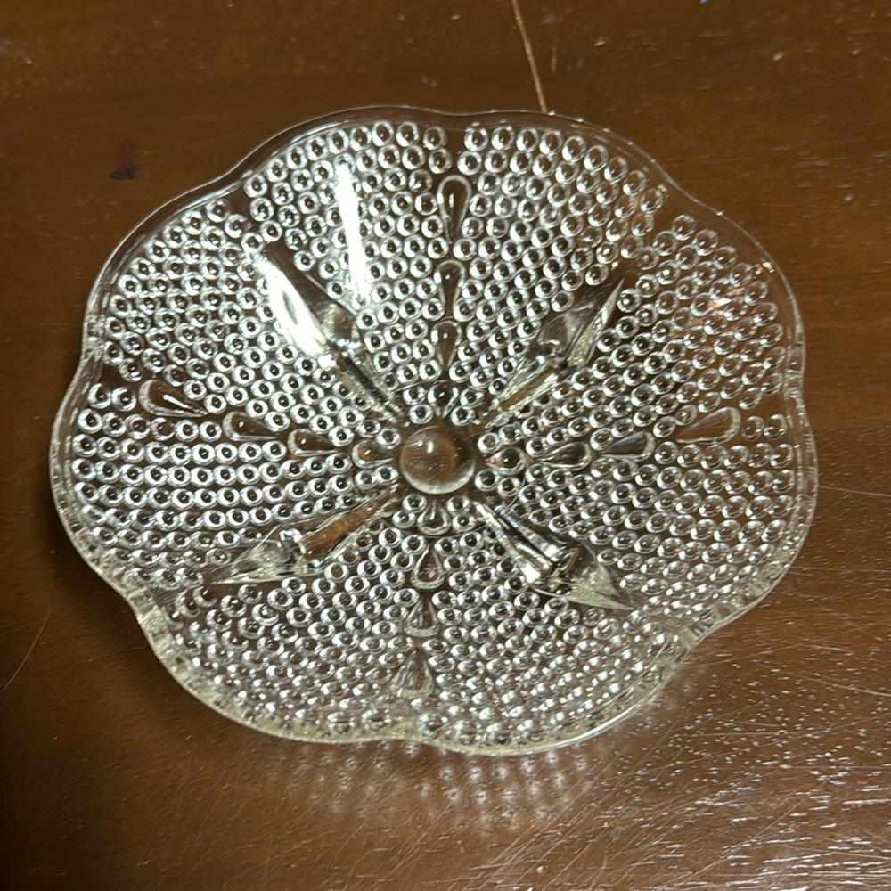 Decor glass dish